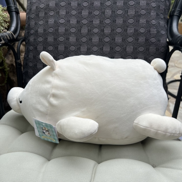 NWT bundle Marshmallow Animal bolster cushion Nemunemu polar bear white - Picture 5 of 8